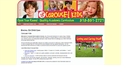 Desktop Screenshot of carousalkids.com